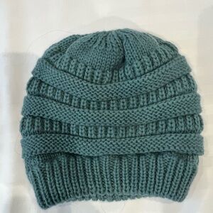 Cozy Knit Beanie in Teal